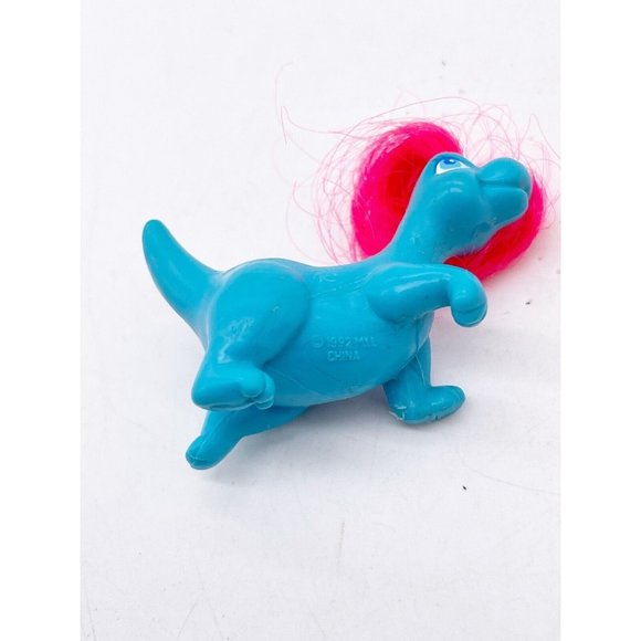 Darlin' Dinos Your True Dinosaur Friend 1992 Mini Figures Lot 2 Orange Blue 2” - Picture 3 of 8